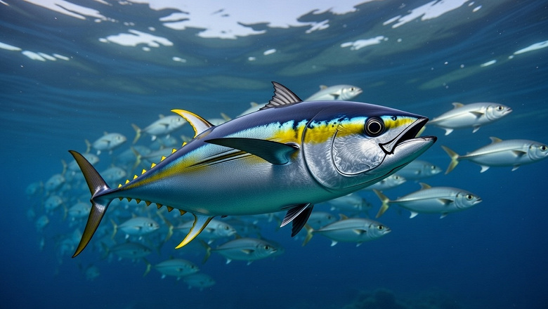 Российские ученые создали робота-тунца с биоморфным хвостовым движителем